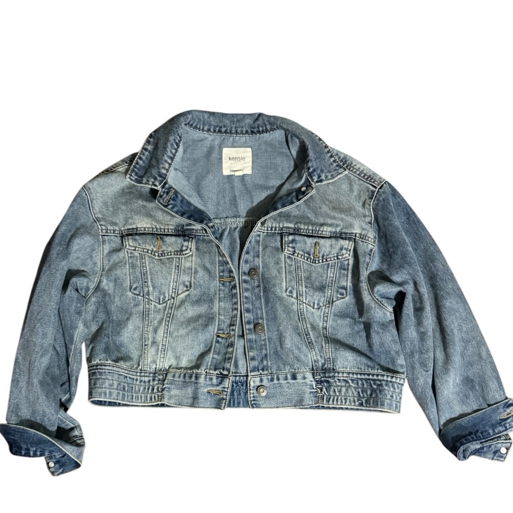 Oversized denim jacket